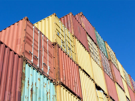 containers d'exportation