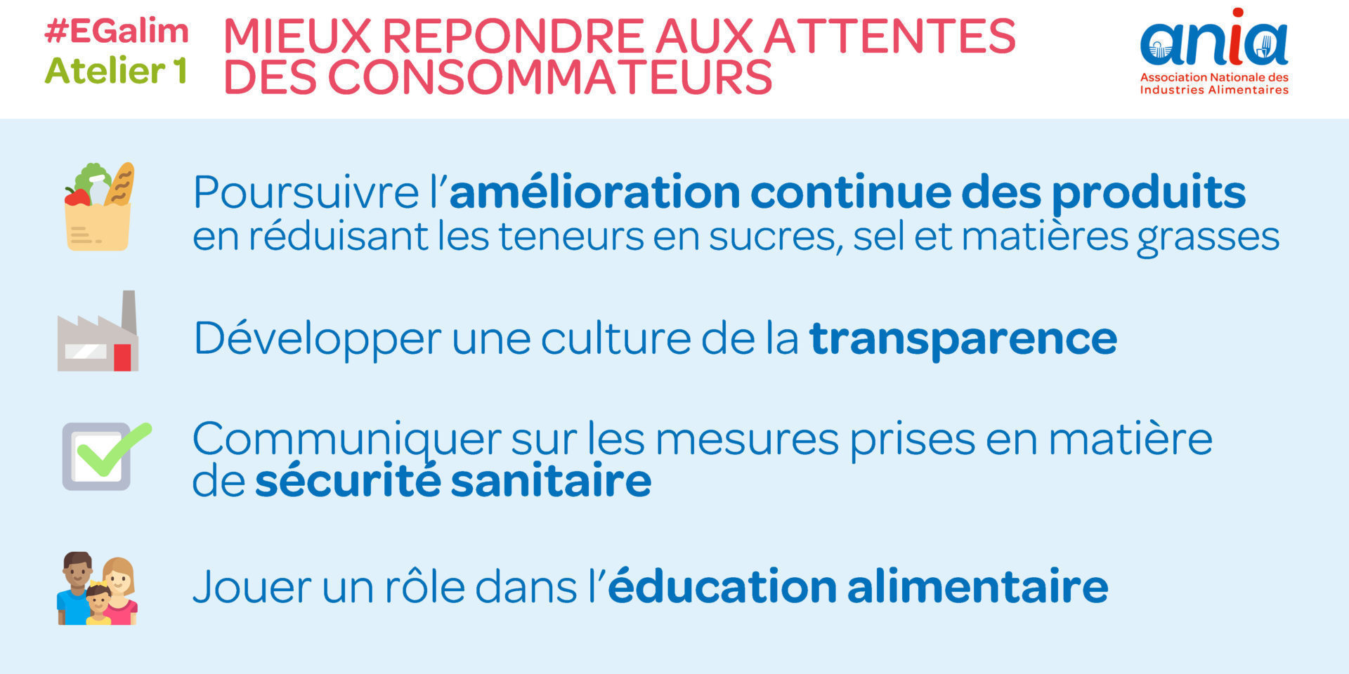 Etats Généraux de l'Alimentation atelier 1