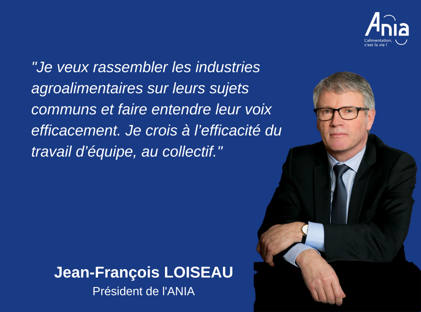 La feuille de route de JeanFrançois LOISEAU ANIA